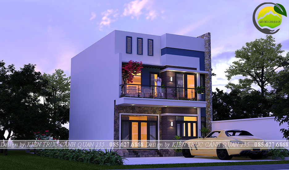 Biệt thự 2 tầng 3 phòng ngủ 130m2 tại quảng bình