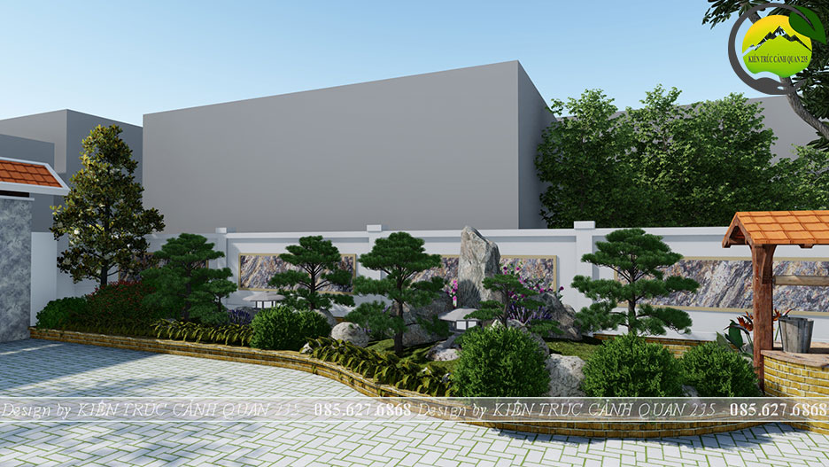 Biệt thự nhà vườn 2 tầng mái thái 130m2 tại Hải Dương