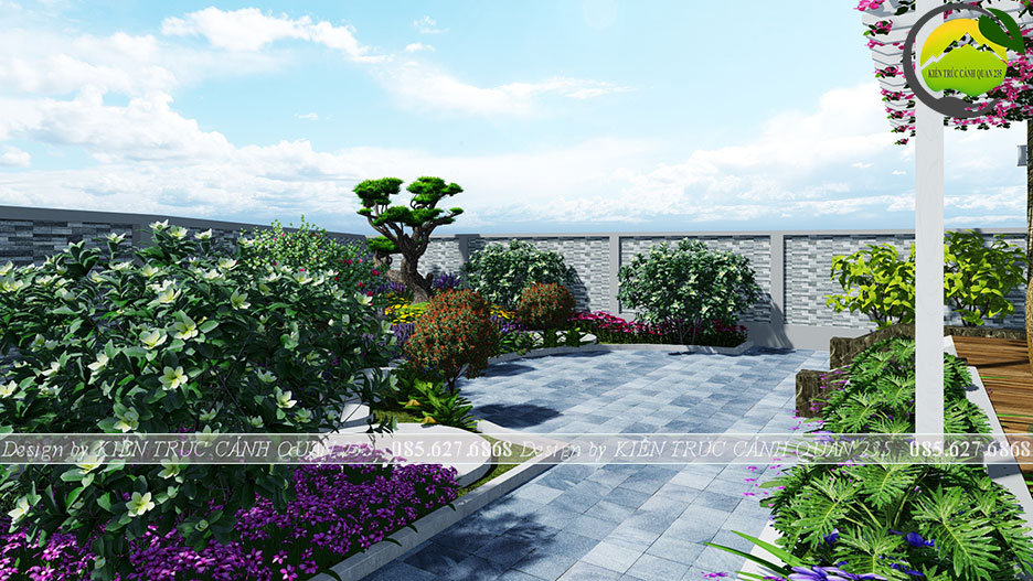 Biệt thự sân vườn 1 tầng 250m2 tại Lâm Đồng