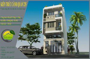 Nhà phố 3 tầng 1 lửng mái bằng 100m2 tại hà nội