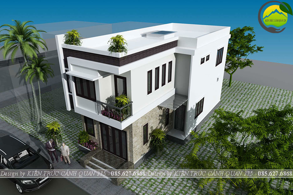 Nhà biệt thự 2 tầng 4 phòng ngủ 150m2