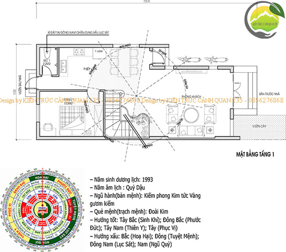 Nhà biệt thự 2 tầng 4 phòng ngủ 150m2