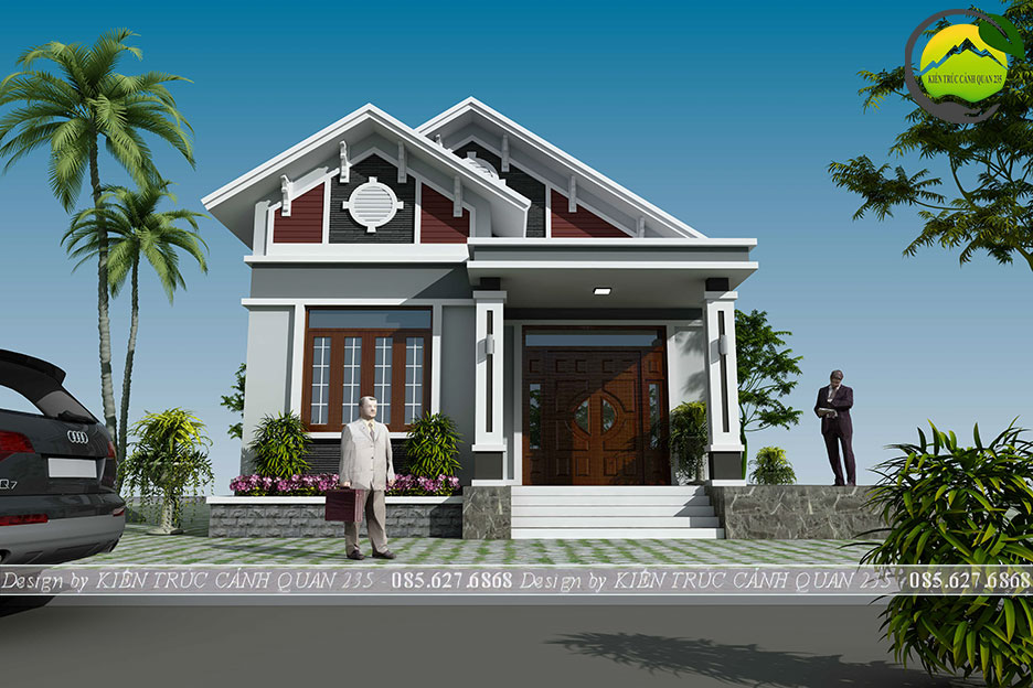 Nhà vườn 1 tầng mái thái 160m2 tại Hà Nội