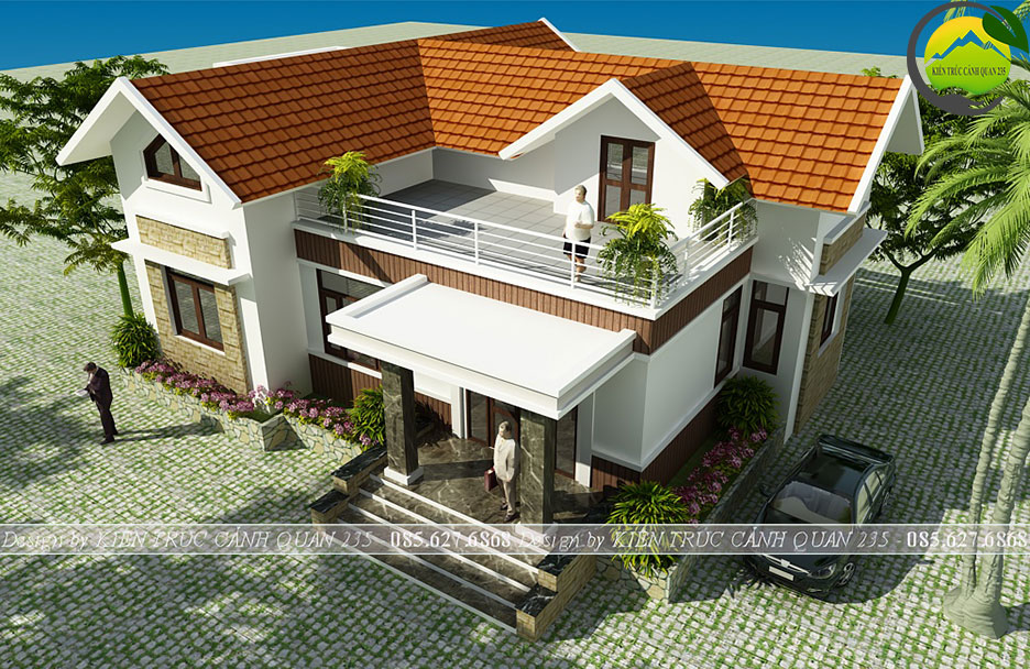 biet-thu-1-tang-mai-thai-180m2-tai-ha-noi
