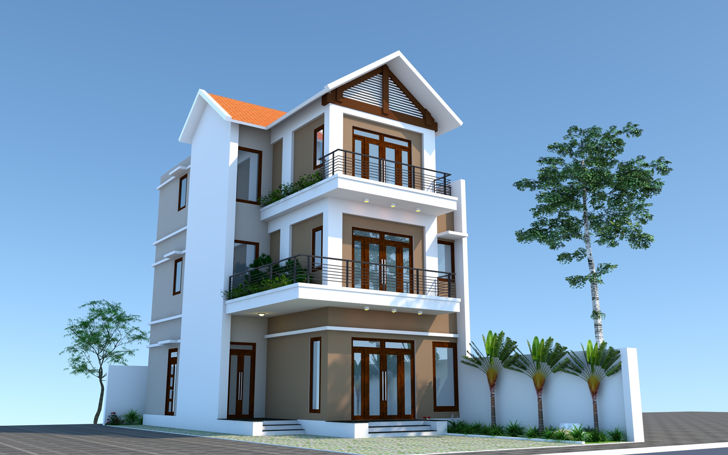 biet-thu-3-tang-mai-thai-hien-dai-8x12m-tai-ha-noi