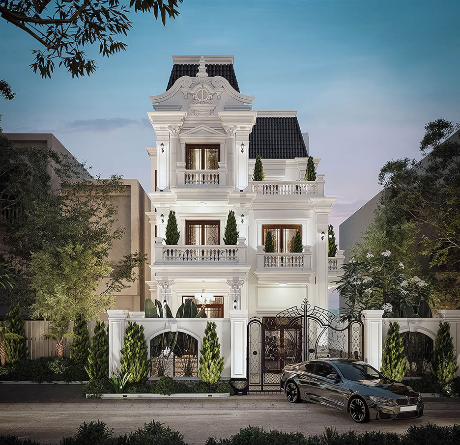 Biệt thự đẹp cổ điển
