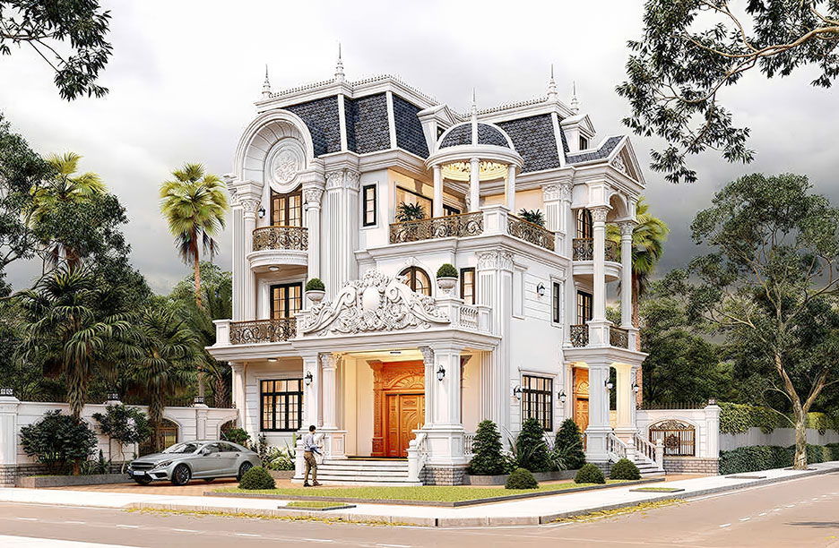 Biệt thự đẹp cổ điển