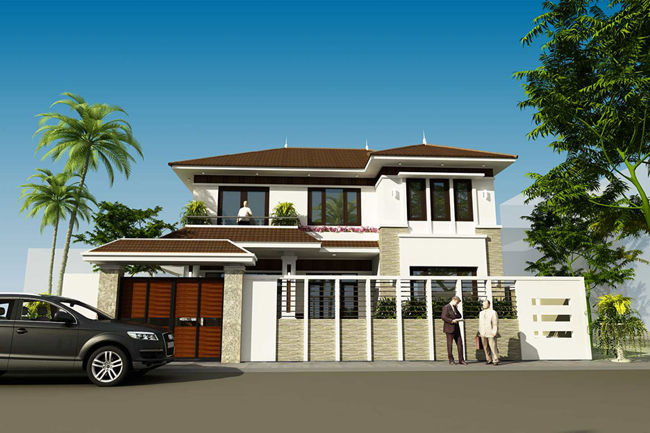 biệt thự mái nhật