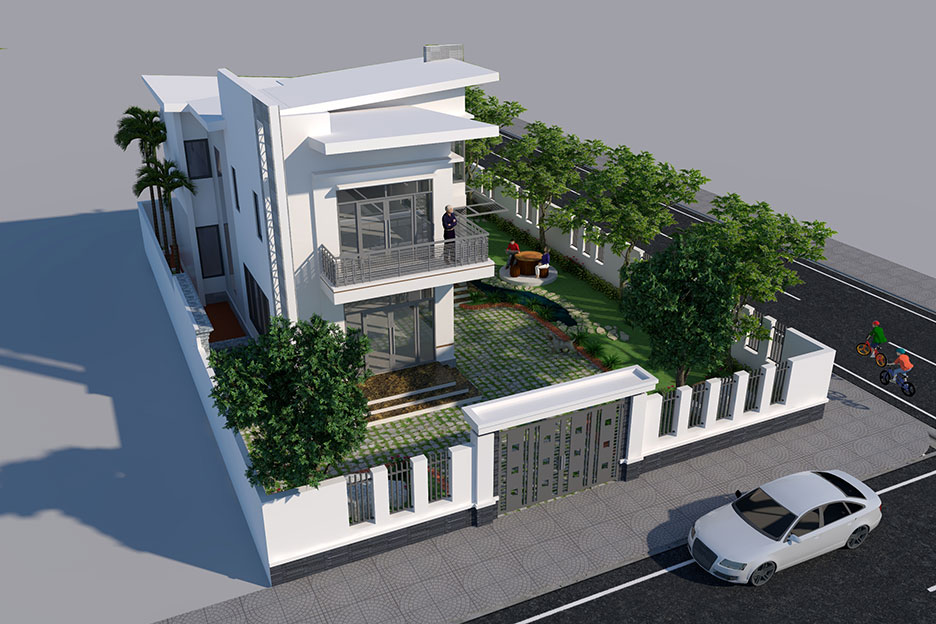 Biệt thự nhà vườn 2 tầng