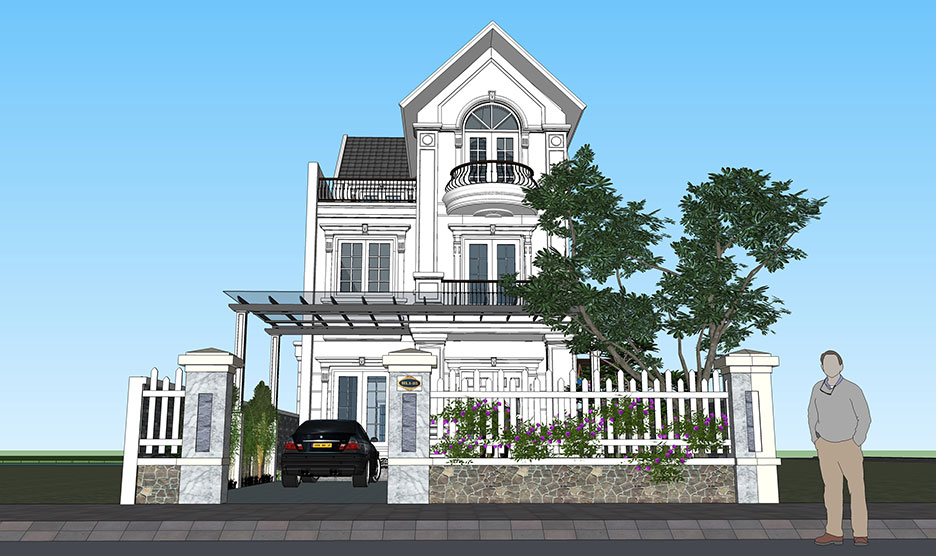 Biệt thự nhà vườn 2 tầng