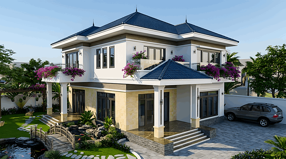 Biệt thự nhà vườn 2 tầng diện tích 250m2 tại Phú Thọ