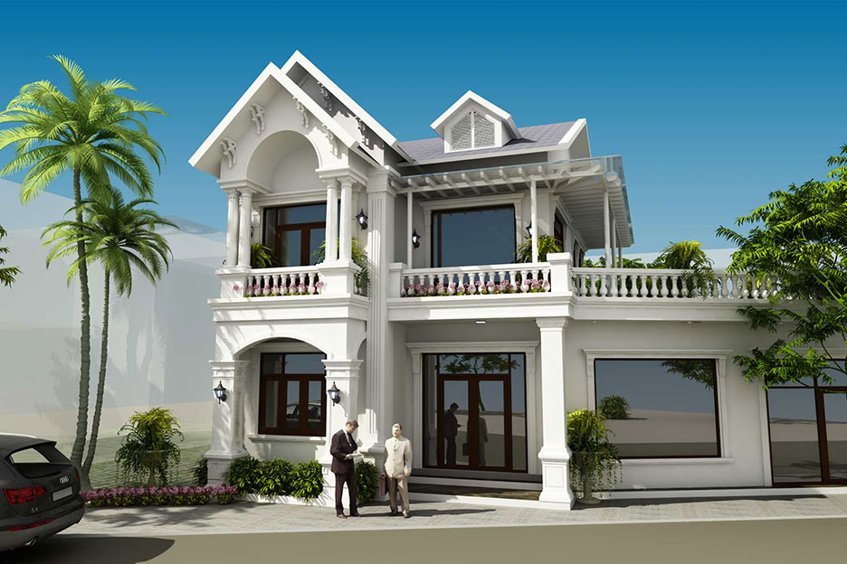 mẫu biệt thự cổ điển đẹp