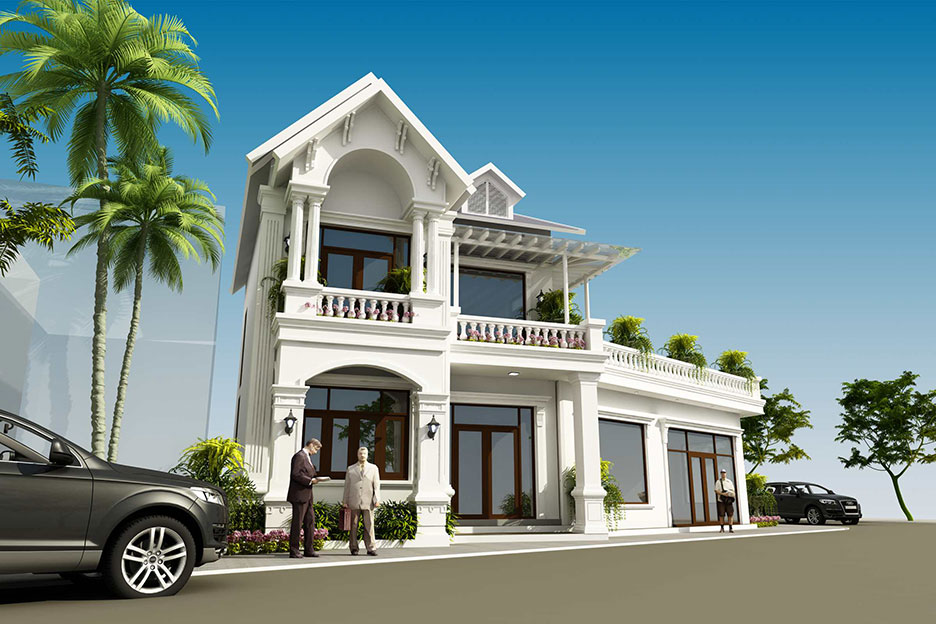 mẫu biệt thự cổ điển đẹp