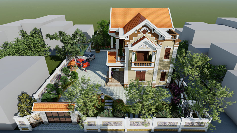 mẫu biệt thự nhà vườn đẹp