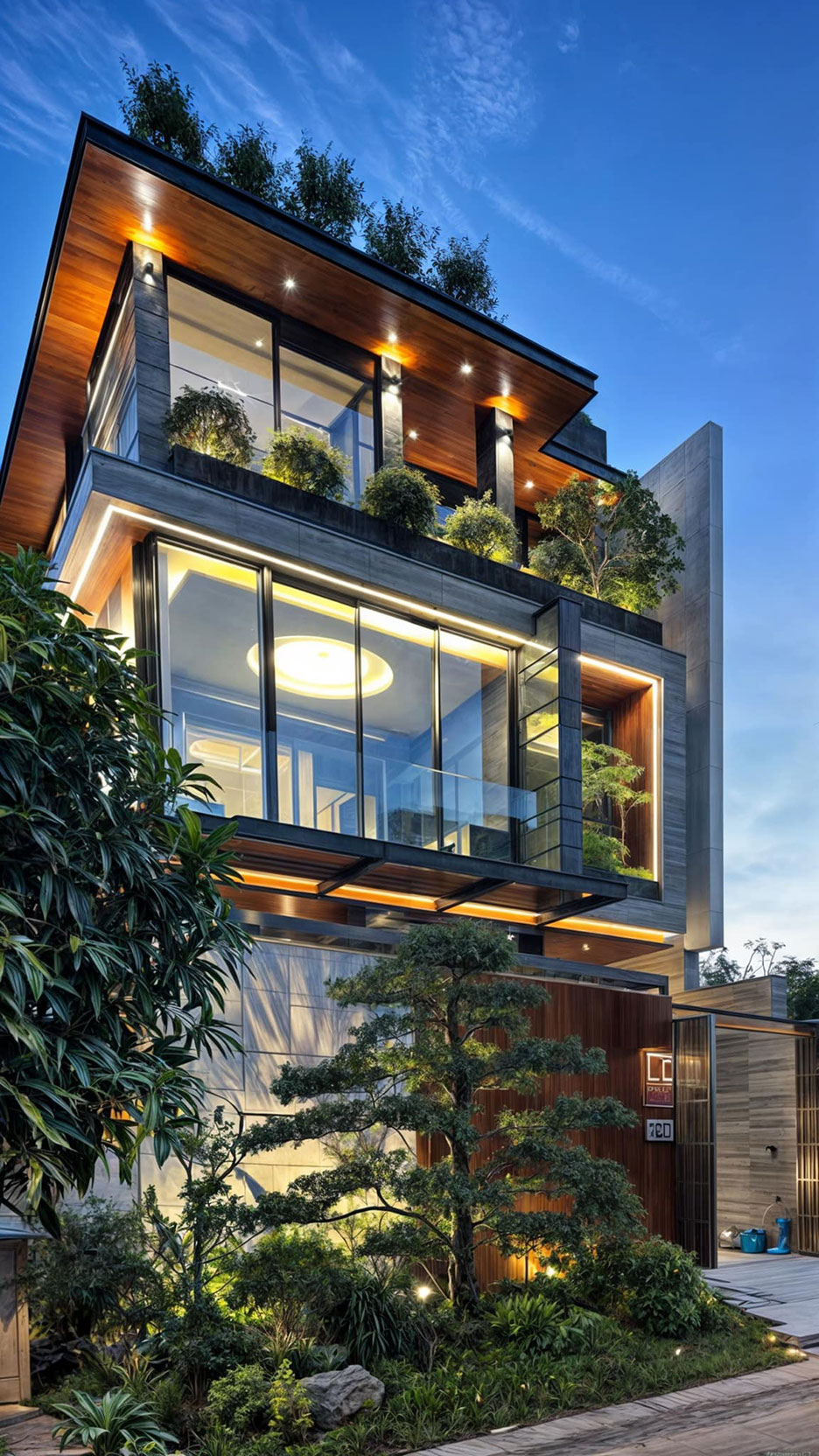 Mẫu thiết kế biệt thự phố