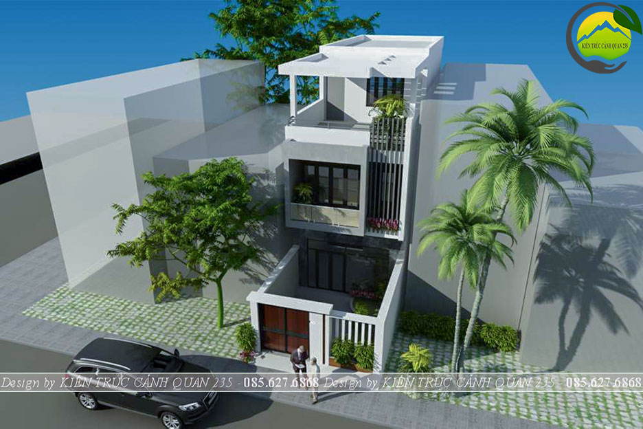 Nhà phố 3 tầng hiện đại 85m2 mặt tiền 5m