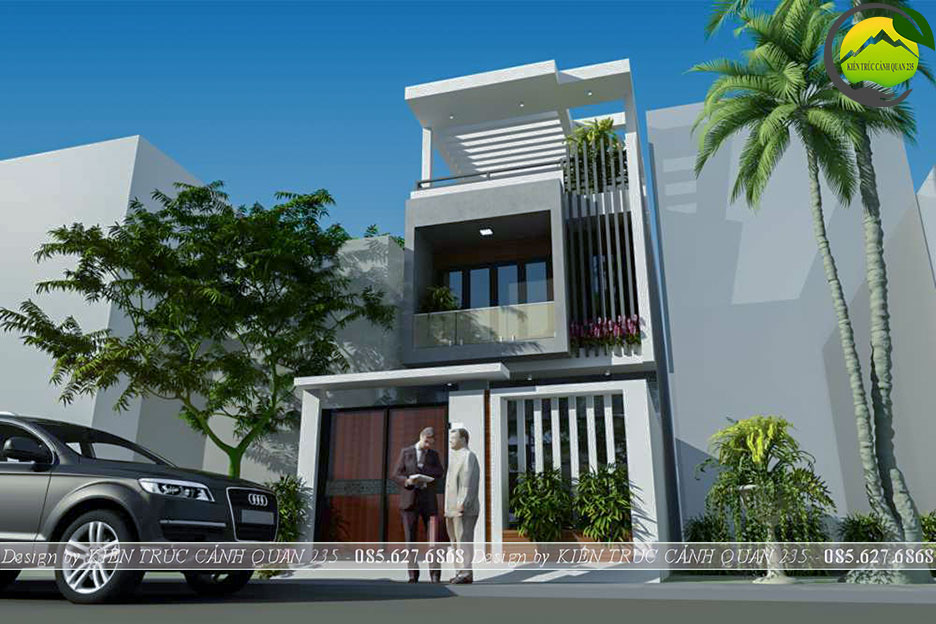 Nhà phố 3 tầng hiện đại 85m2 mặt tiền 5m