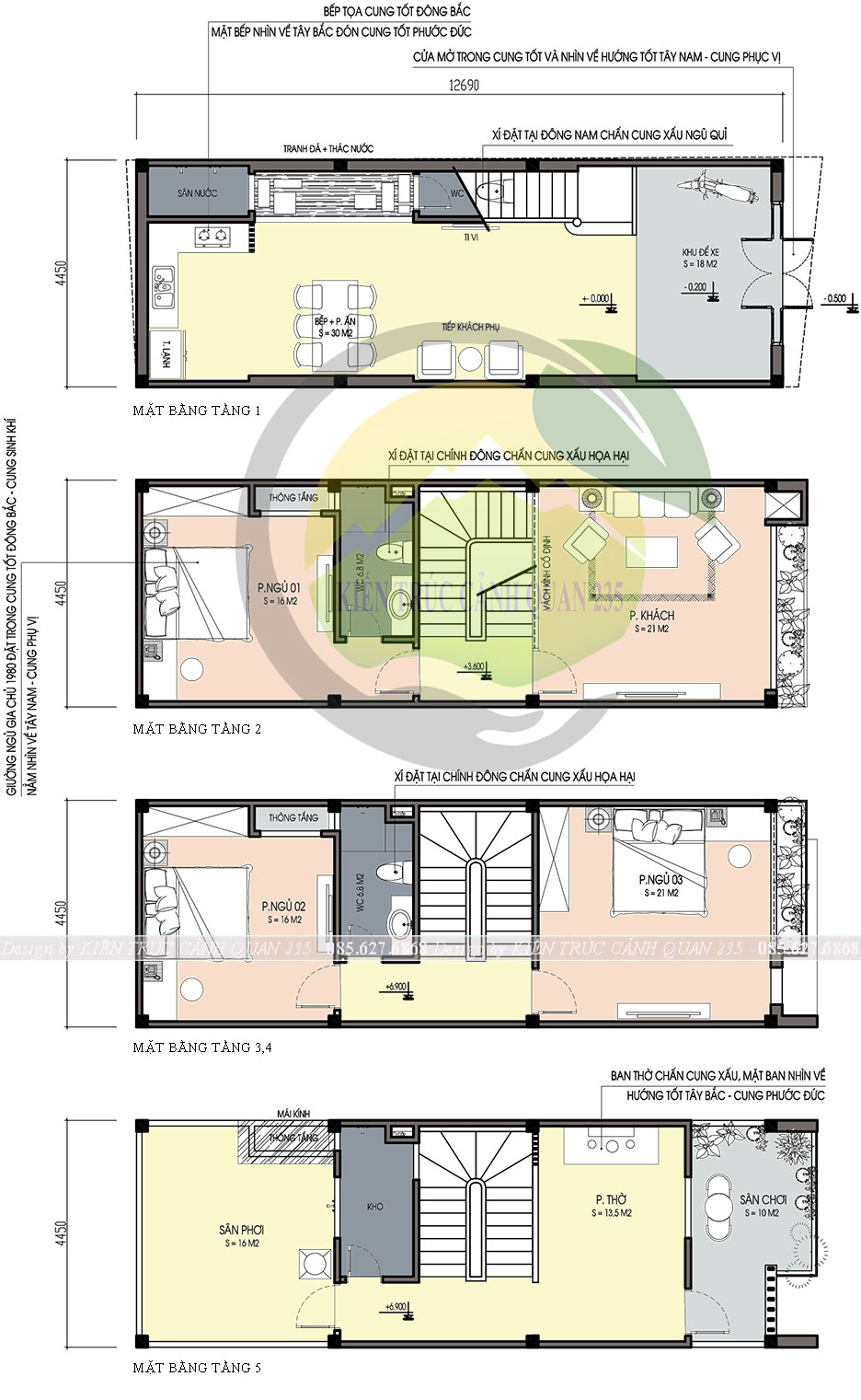 Nhà phố 5 tầng mái bằng 5 phòng ngủ 56m2 tại hà nội