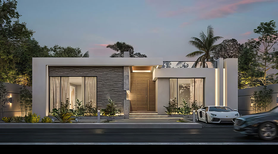 biệt thự 1 tầng đẹp