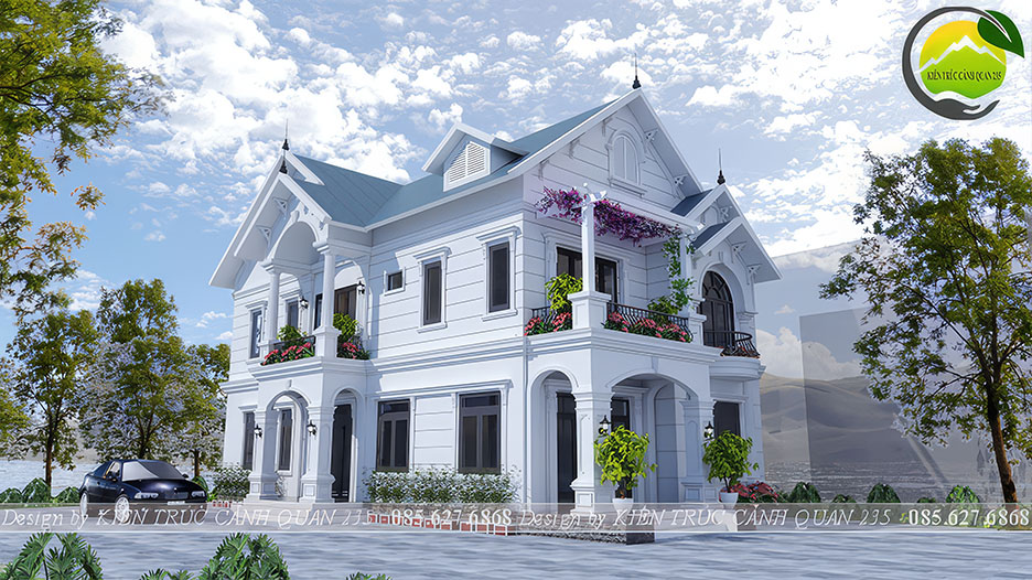 Biệt thự 2 tầng 5 phòng ngủ