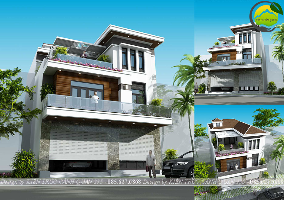 Biệt thự 3 tầng