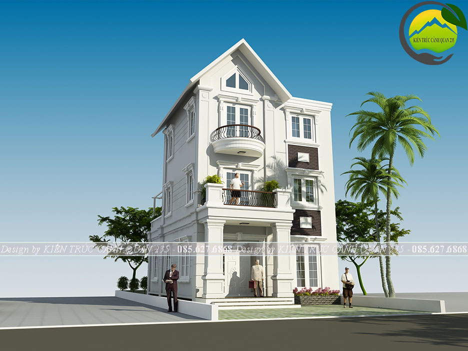 Biệt thự 3 tầng 1 tum