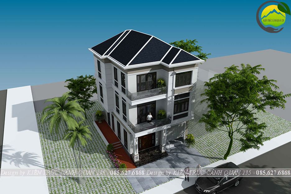 Biệt thự 3 tầng 100m2