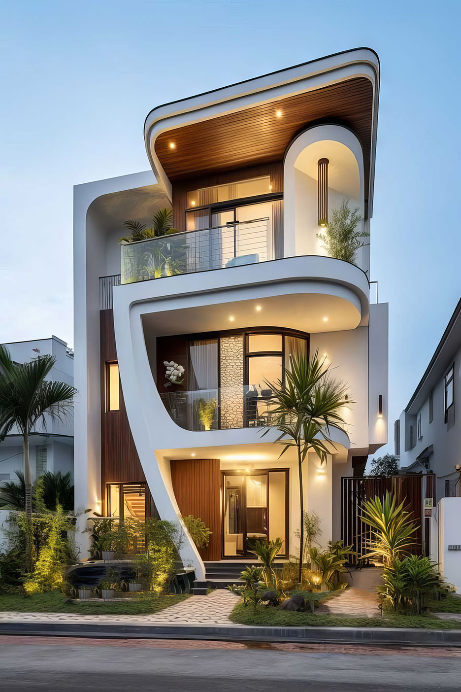Biệt thự 3 tầng hiện đại