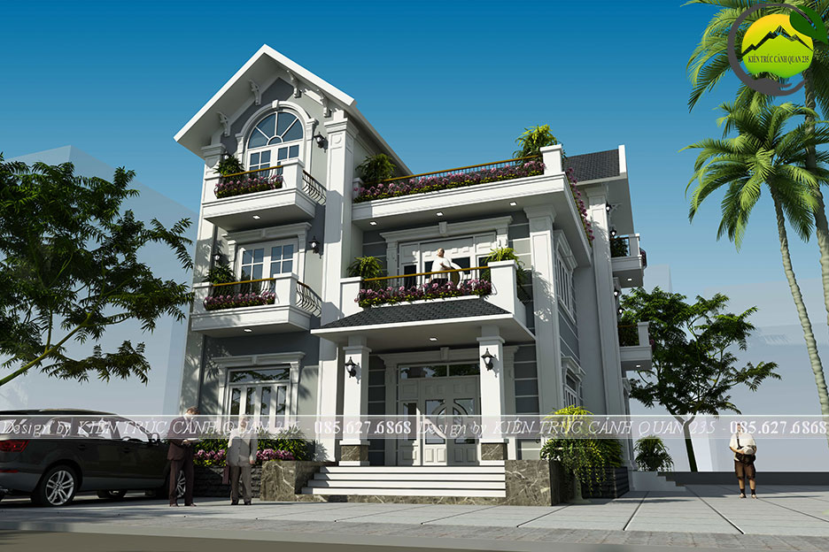 Biệt thự 3 tầng