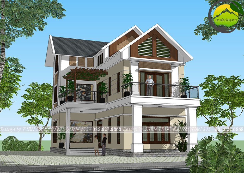 Biệt thự 3 tầng