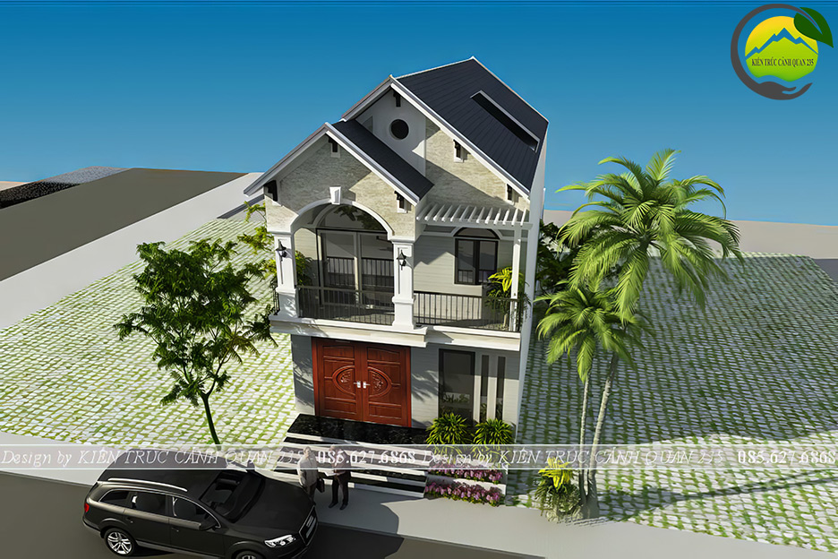 Mẫu nhà phố 1 trệt 1 lầu