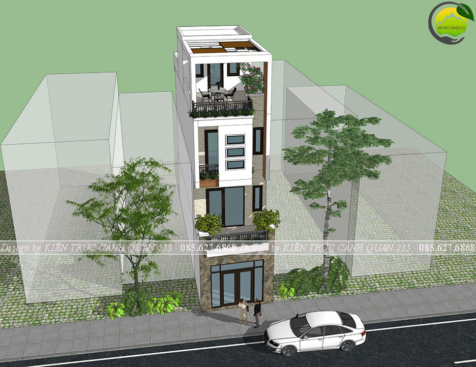 Mẫu nhà phố 40m2