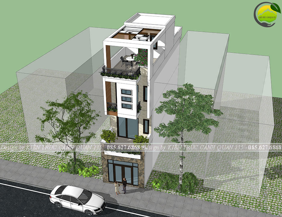 Mẫu nhà phố 40m2