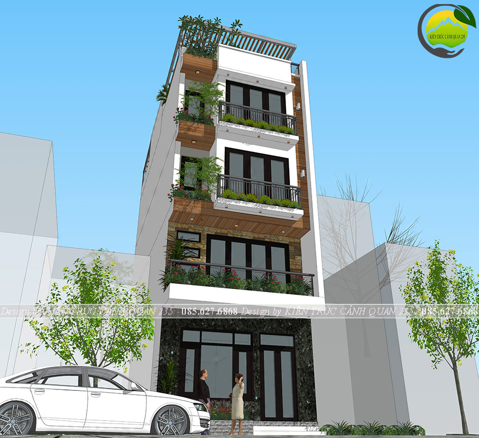 Mẫu nhà phố 70m2