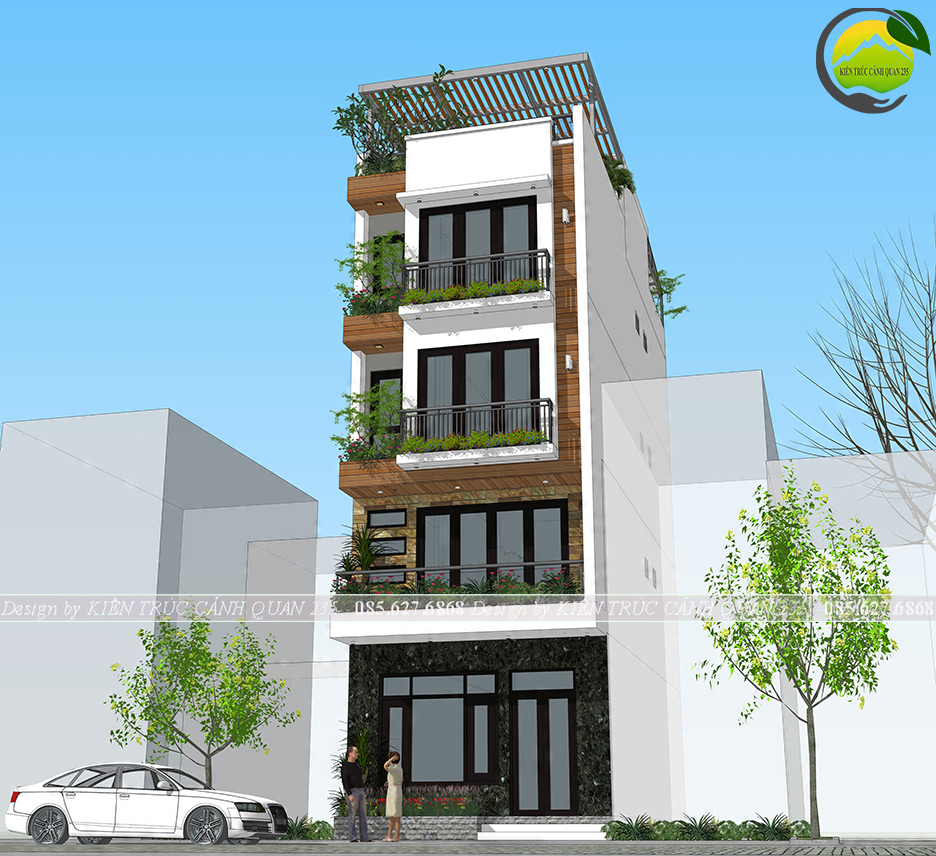 Mẫu nhà phố 70m2