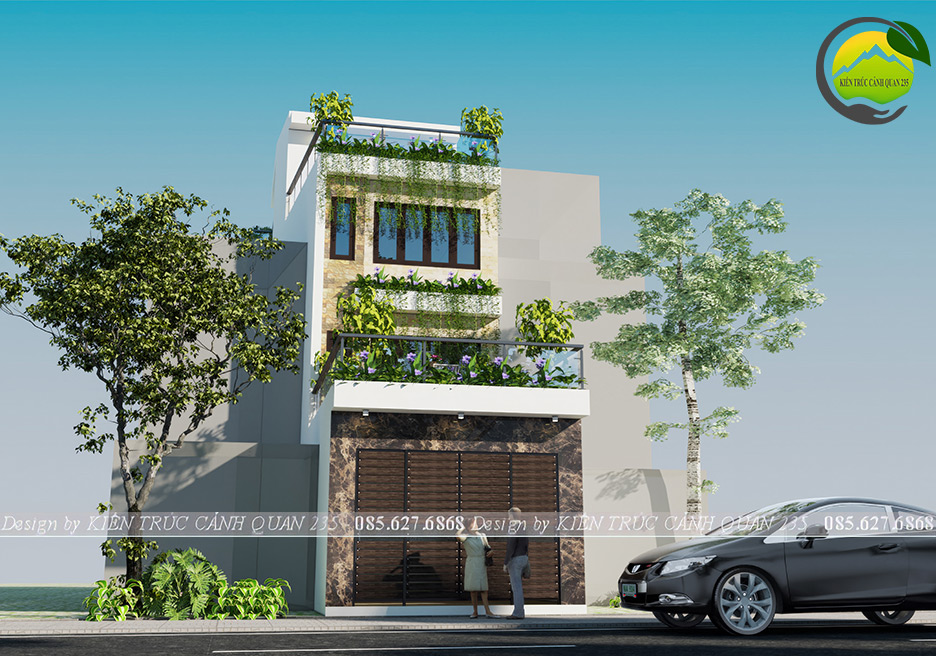 Mẫu thiết kế nhà phố 3 tầng