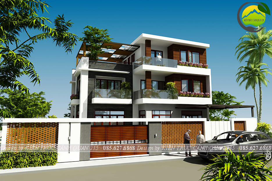 Mẫu nhà phố đẹp