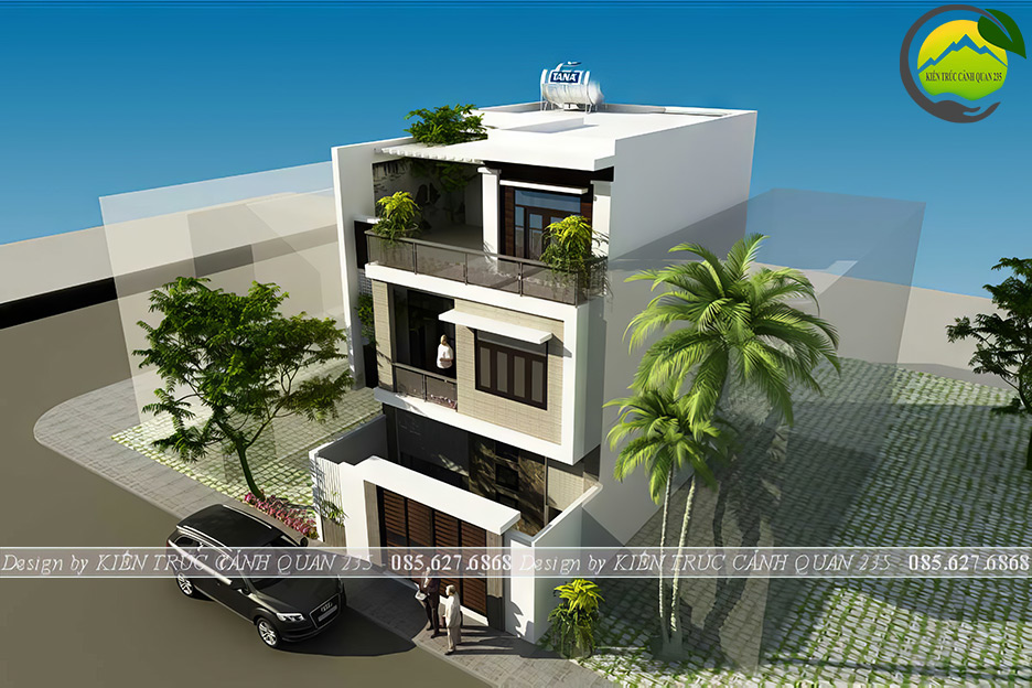 nhà phố 9m mặt tiền