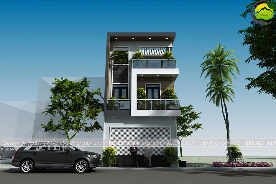 Nhà phố hiện đại