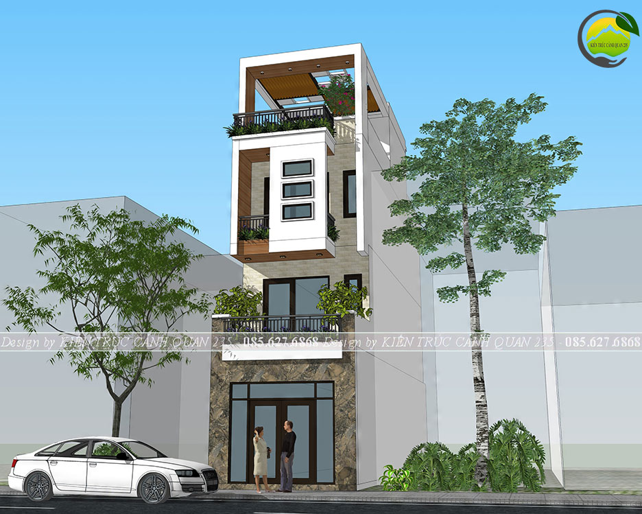Nhà phố mặt tiền 4m