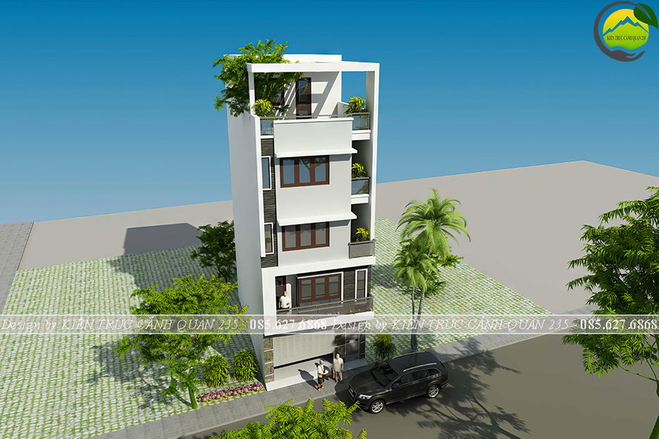 Nhà phố mặt tiền 4m