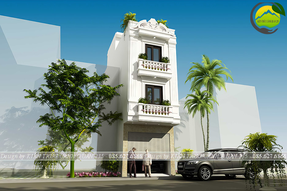 nhà phố tân cổ điển