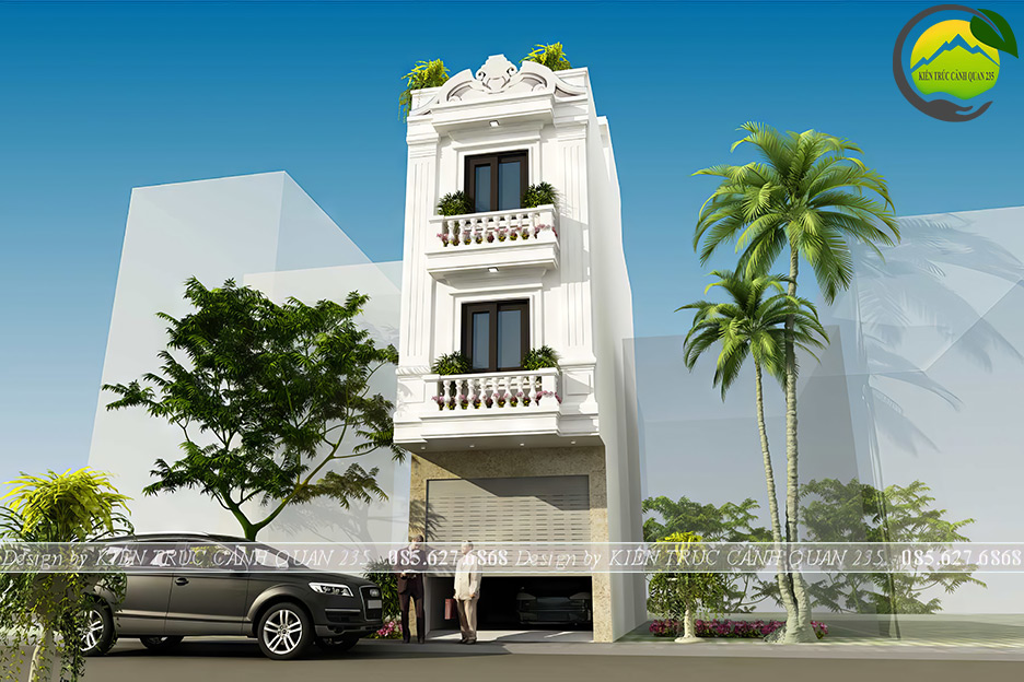 nhà phố tân cổ điển