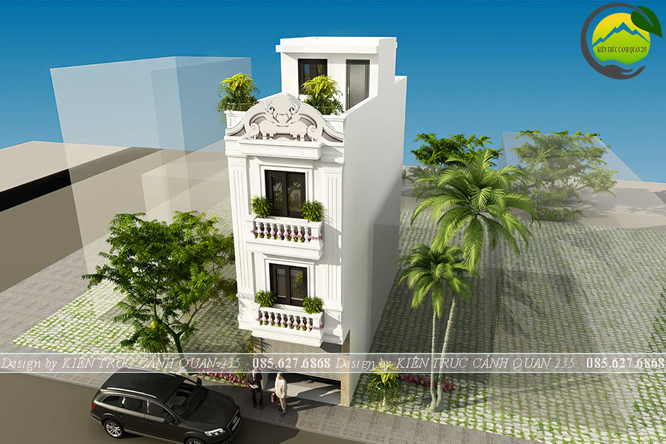 nhà phố tân cổ điển