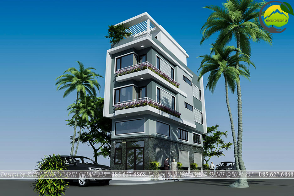 nhà 4 tầng kinh doanh