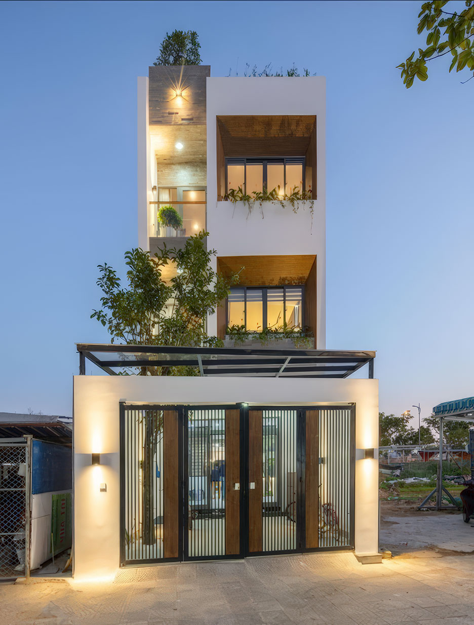 Nhà 4 tầng mặt tiền 5m