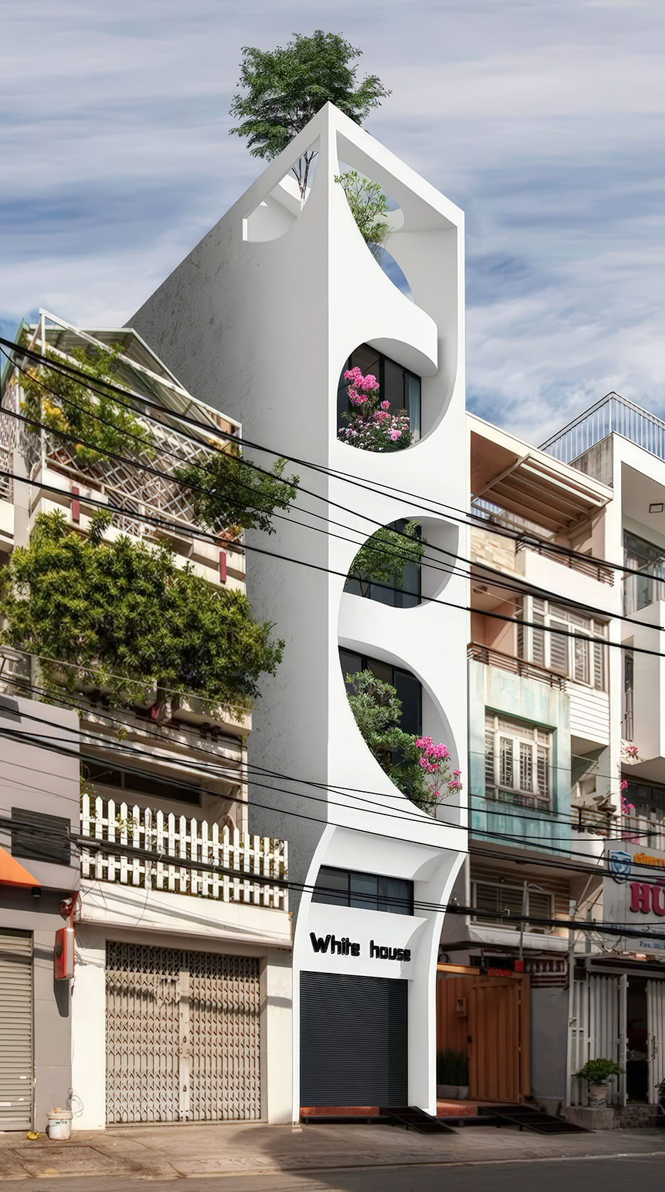 Nhà phố 4 tầng 1 tum 