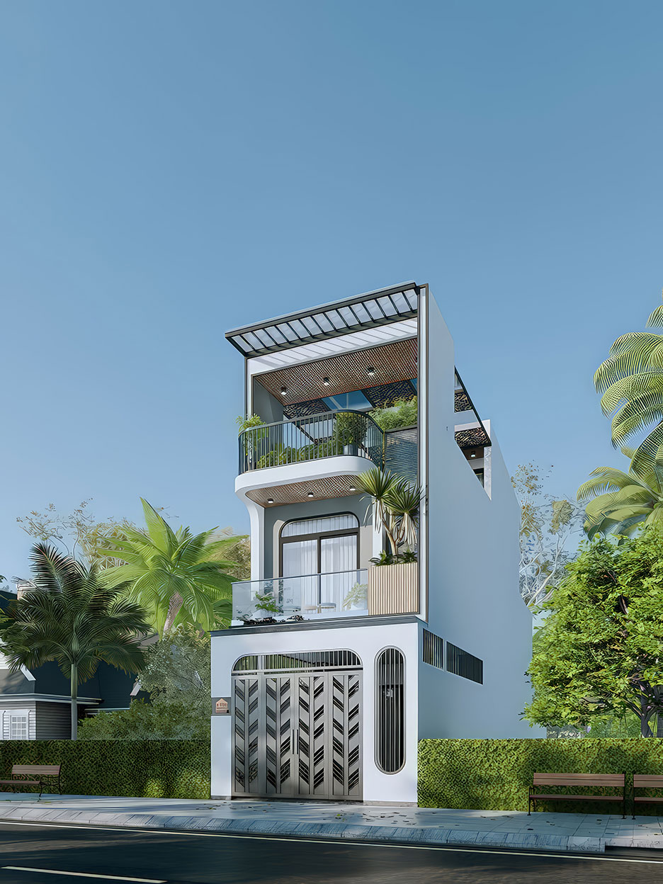 nhà phố 3 tầng mặt tiền 4m