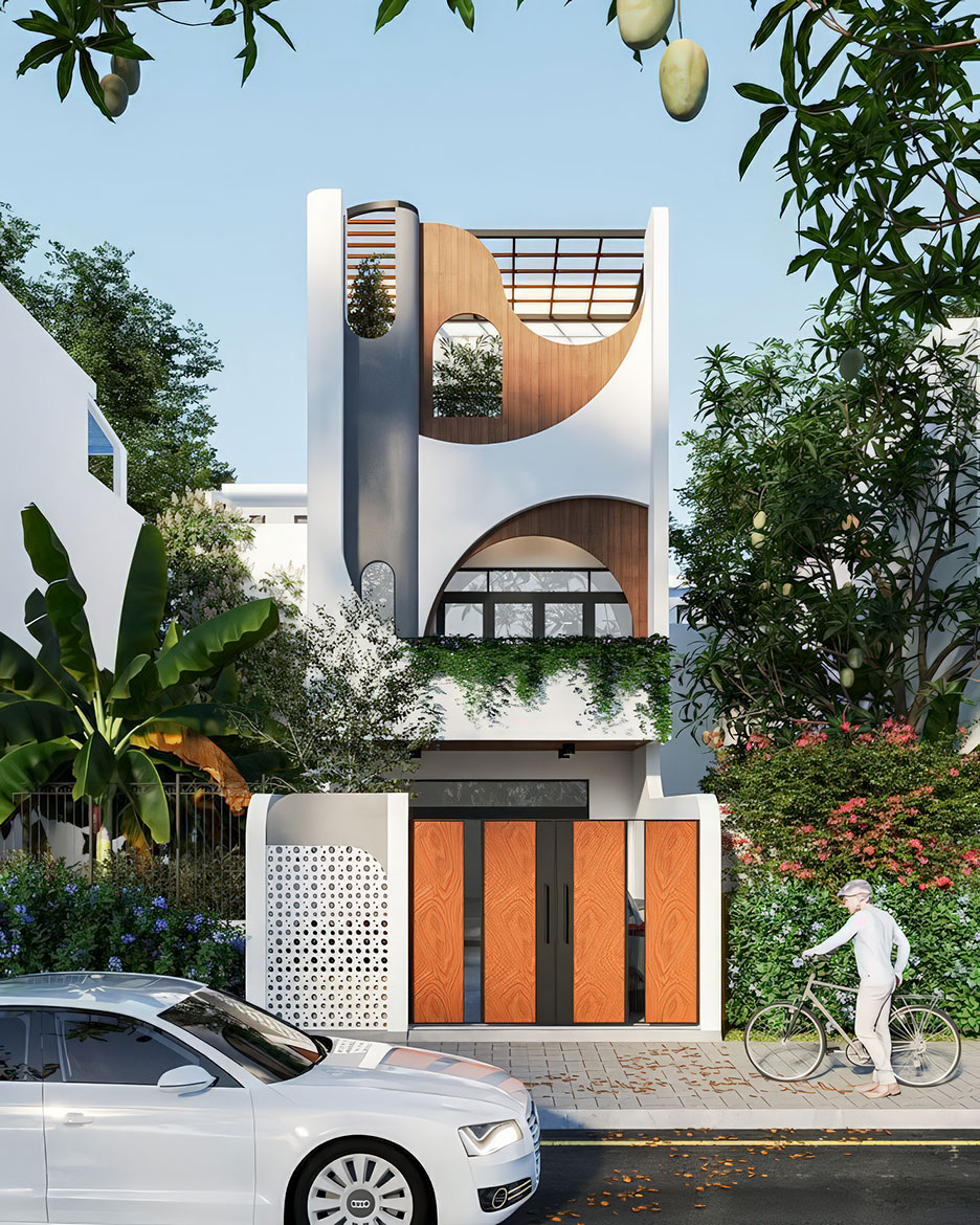 Nhà phố 3 tầng 5x16m có gara