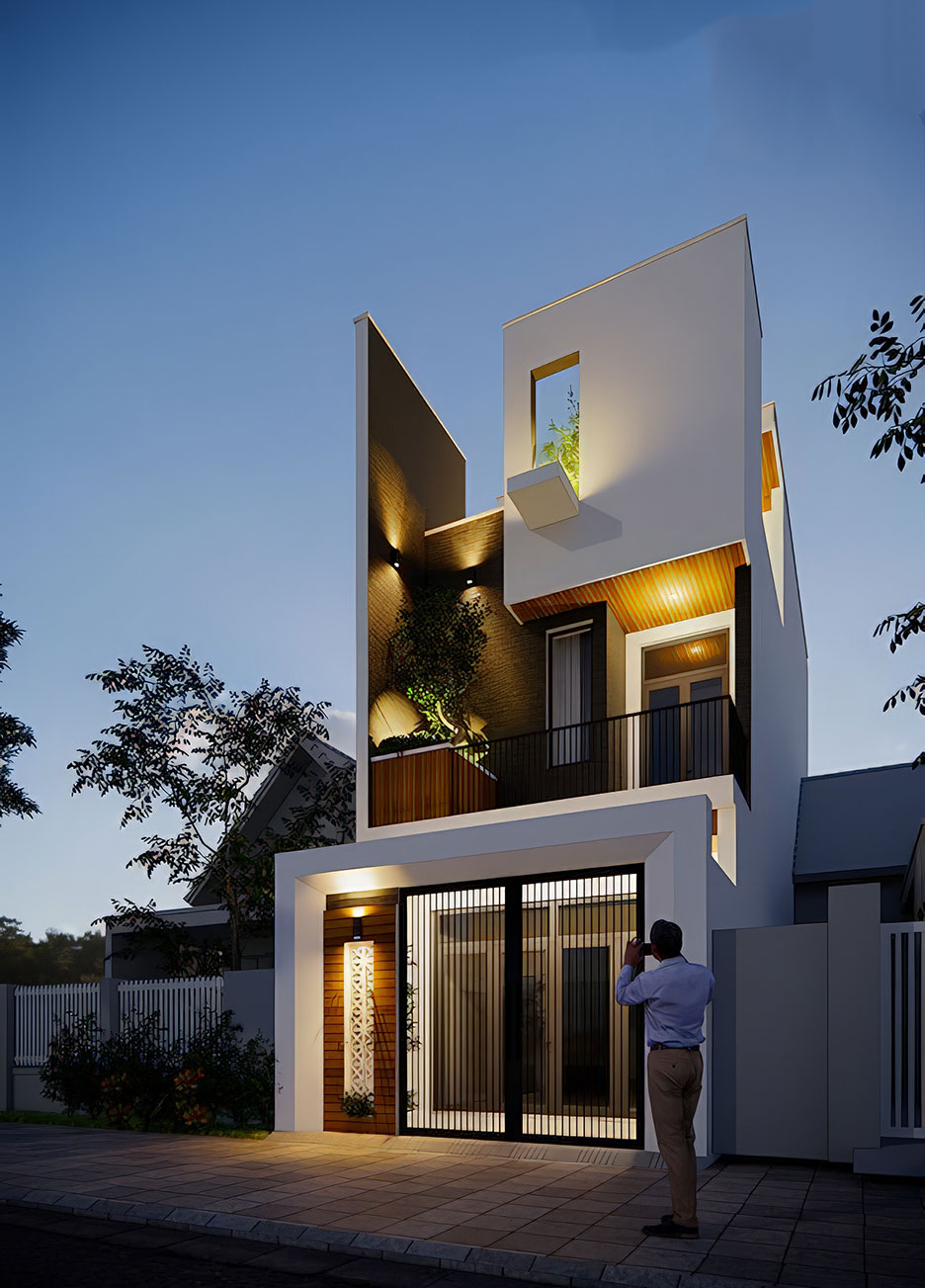 Nhà phố 3 tầng mặt tiền 5m